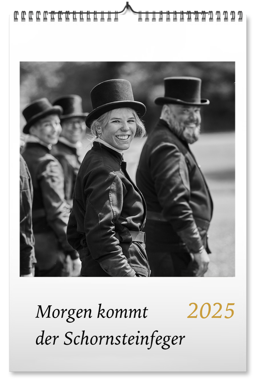 Kalender "Morgen kommt der Schornsteinfeger" 2025